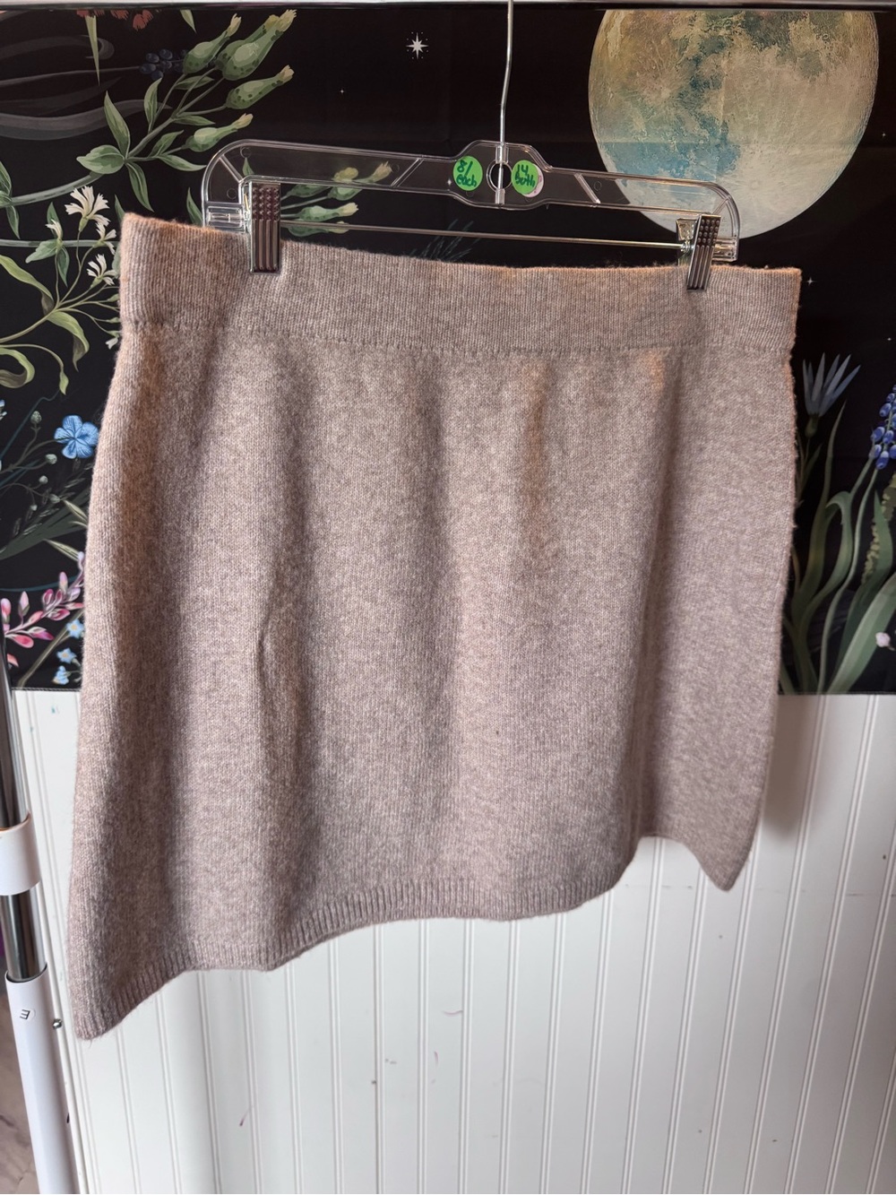 Neutral Knit Mini Skirt - Brand: universal thread